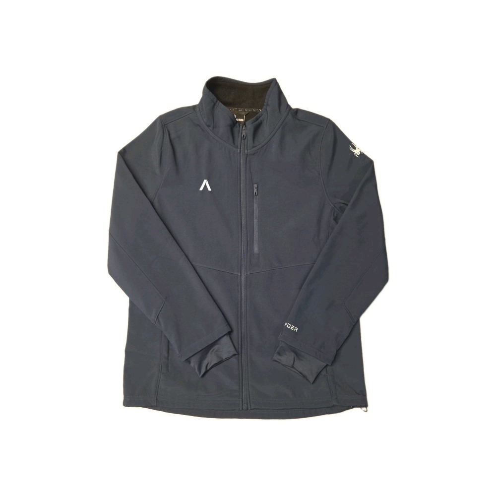 Spyder Softshell Polyester Navy Blue Size XL Windbreaker Jacket